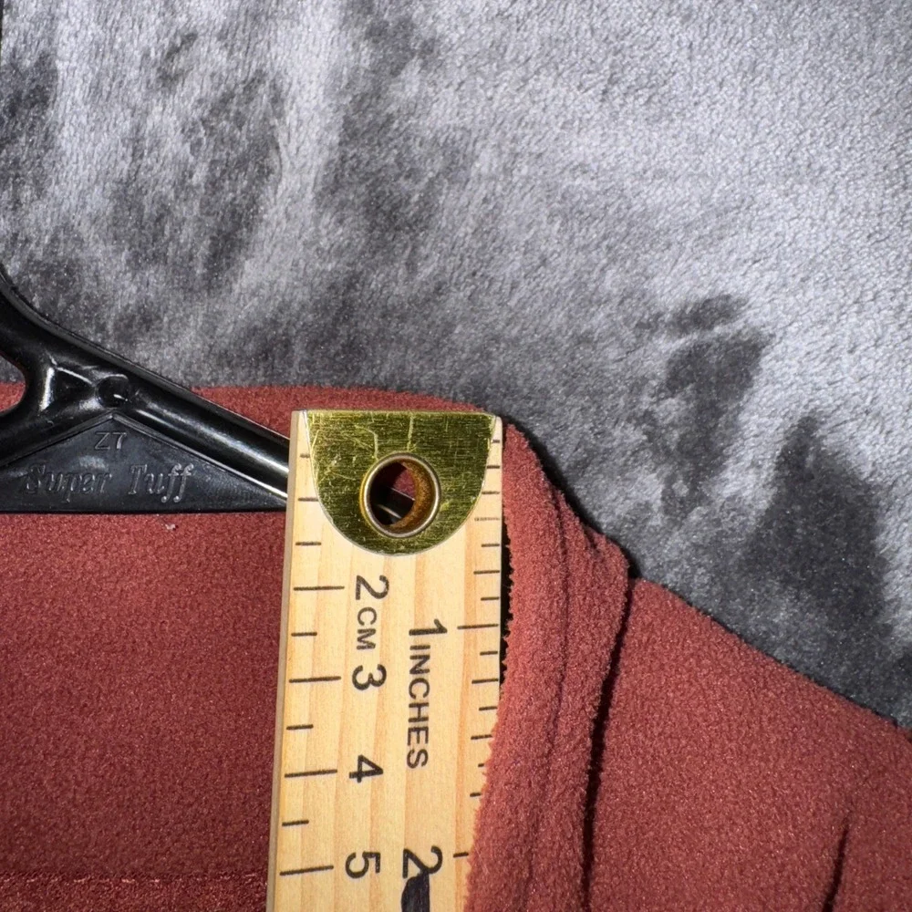 The North Face TKA 100 Fleece Pullover Mens XL Rust Orange Quarter Zip Sweater